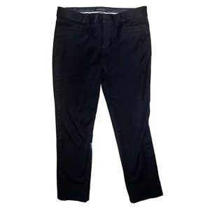 Banana Republic Black Ankle Cropped Trouser Pants